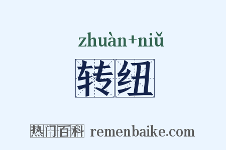 转纽是什么意思的图片